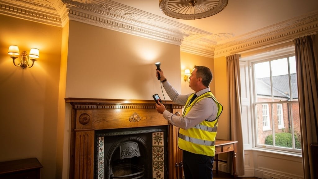 Bristol surveyor conducting an internal building survey inspection